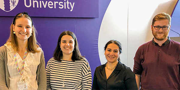 L-R: Caty Marsden, Sarah Woods, Mitra Soorani and James Tinkler
Photo by Dr Fiona Hatton
