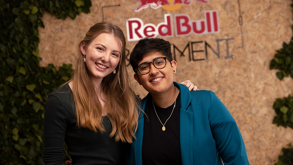 Amy Dring and Teiba Ahmed at Red Bull Basement finals