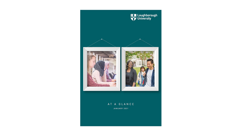 Image of the front cover of the At a Glance January 2021 edition