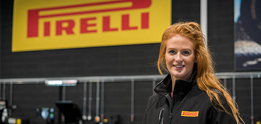 Beth Walker-Smith at Pirelli
