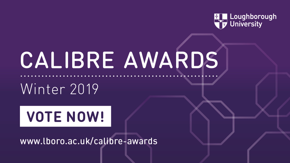 Calibre Awards graphics for Winter 2019