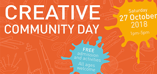 poster promoting 2018 Creative Community Day 
