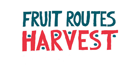 Fruit routes harvest poster