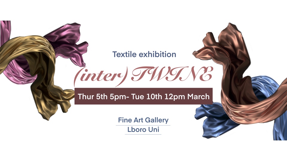 Silk cloth with text between reading 