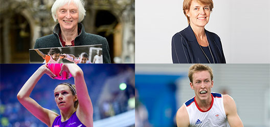 photo of four of the alumni who have been awarded Queen's New Year's Honours list for 2020
