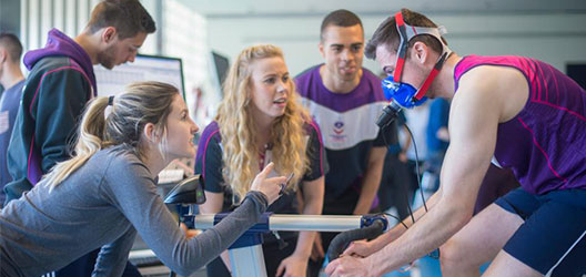 photo of Loughborough Sport students