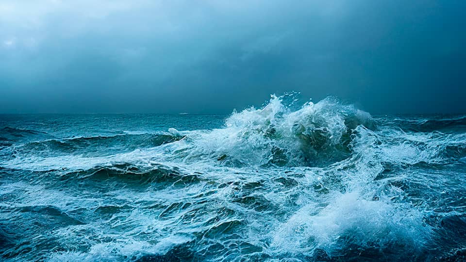 Image of stormy sea