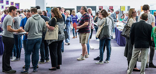 People attending open day