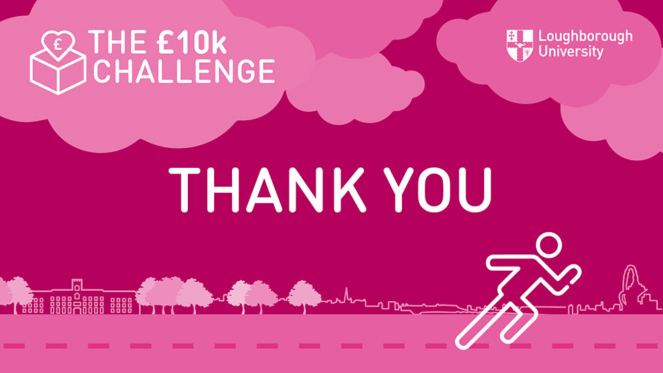 £10k challenge thank you