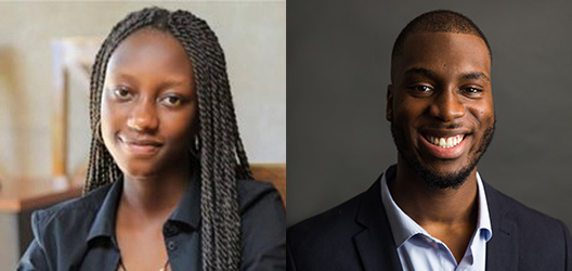 Headshots of Samuel Ola and Onabikoa Aliakai