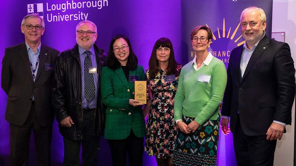 Winners of the VC awards standing together