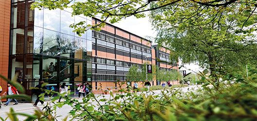 View of the Wolfson School building 