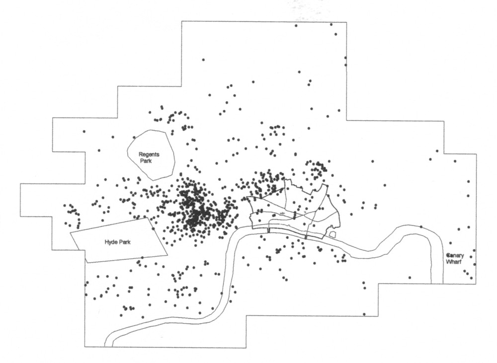 Advertising: spatial distribution of firms