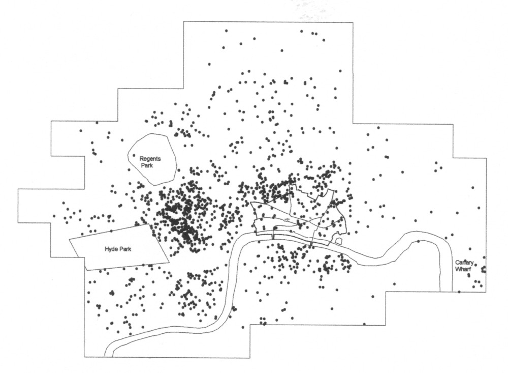 Architecture/Engineering: spatial distribution of firms