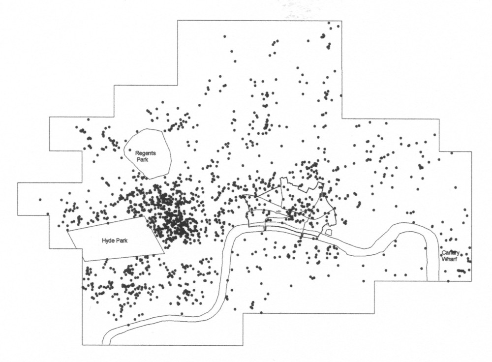 Real Estate: spatial distribution of firms